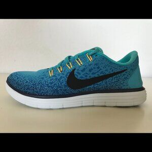 NEW Men’s Nike Free RN Distance (827115-401) Blue/Black